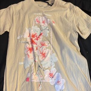 Shawn Mendes Festival Tour 2018 Floral Graphic T-Shirt size small